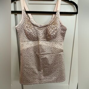 Ruby Ribbon Lace Cami size 36 dot print , new